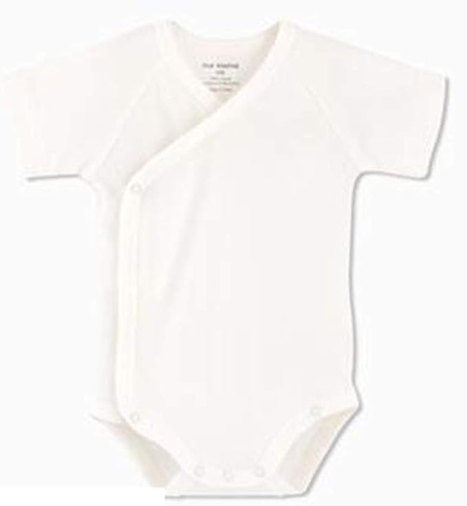 Baby Boys Girls Short Sleeves Kimono Clothes Cotton Baby Side-Snap Bodysuit Pack of Baby Layette Set