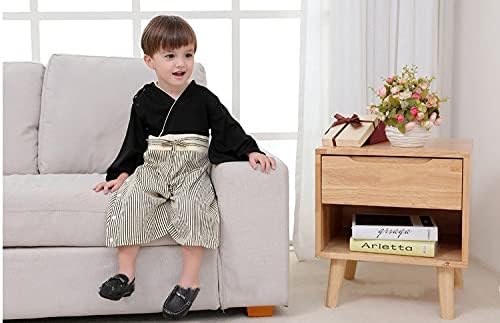 Baby Boy Kimono Romper Suit Japanese Costumes Infant Cotton Samurai Outfits