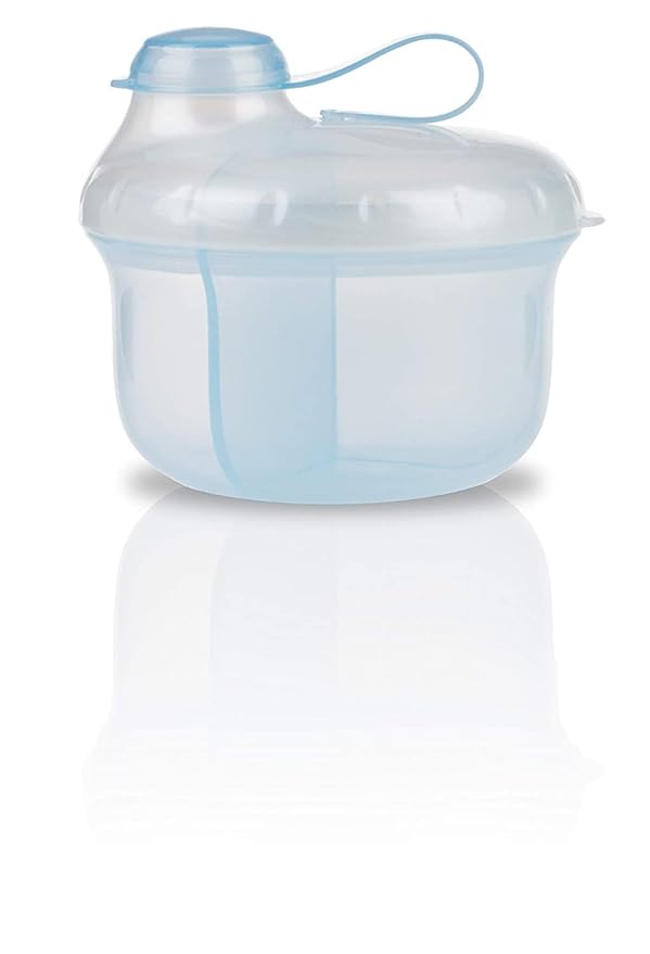 Nuby Powder Formula Dispenser, 3 Compartments, Blue