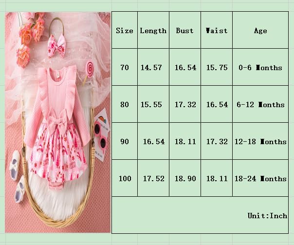 Hnyenmcko Newborn Baby Girl Christmas Clothes Infant Red Plaid Romper Dress Ruffle Long Sleeve Ribbed Bodysuit Headband Set