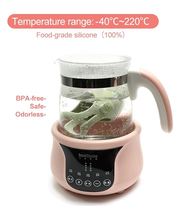 Rabbit Hand Guard Teether 2-Pack – Silicone Baby Teething Toys for Infants, Toddlers & Newborns – 100% Food Grade, BPA-Free¸Flexible Gum Soother (Rabbit Hand Guard - Blue/Green)