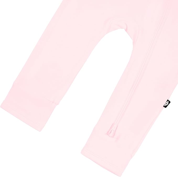 KYTE BABY Unisex Rayon Made From Bamboo Zippered Rompers 0-24 Months