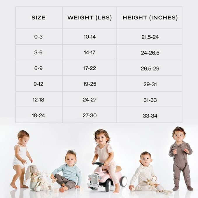 MON CHOU Footless Baby Pajamas - Luxuriously Soft Pima Cotton Newborn Sleepers - Organic Cotton Baby Pajamas - Newborn Onesie