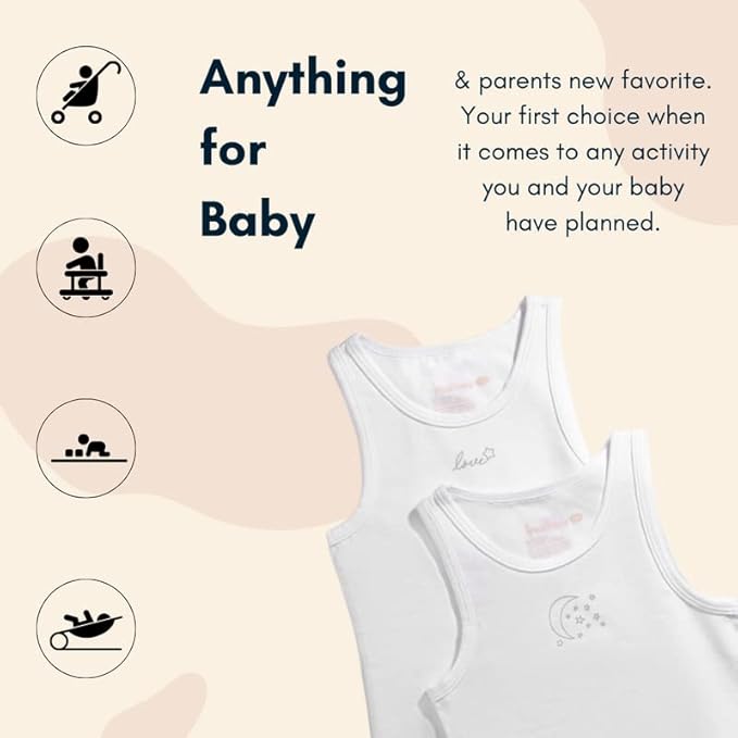 Feathers Baby Super Soft Cotton Onepiece Bodysuit Undershirt