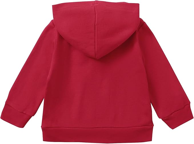 ROMPERINBOX Baby Hoodie for Boy Girl, Full Zip-up Lightweight Thin Jackets Coat Sweatshirts 0-24 Months