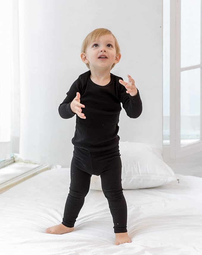 AVAUMA Baby Boys Girls Pajama Set Kids Toddler Snug fit Basic Cotton Sleepwear pjs for Daily