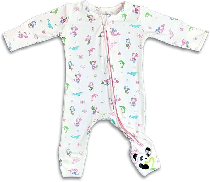 Bellabu Bear Convertible Footies for Baby Boys & Baby Girls, Family Matching Pajamas, Rayon from Bamboo