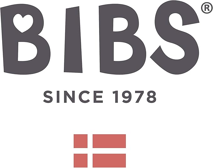 Bibs Colour Pacifier 2-Pack | BPA Free Soother, Round Nipple. Natural Rubber Latex,