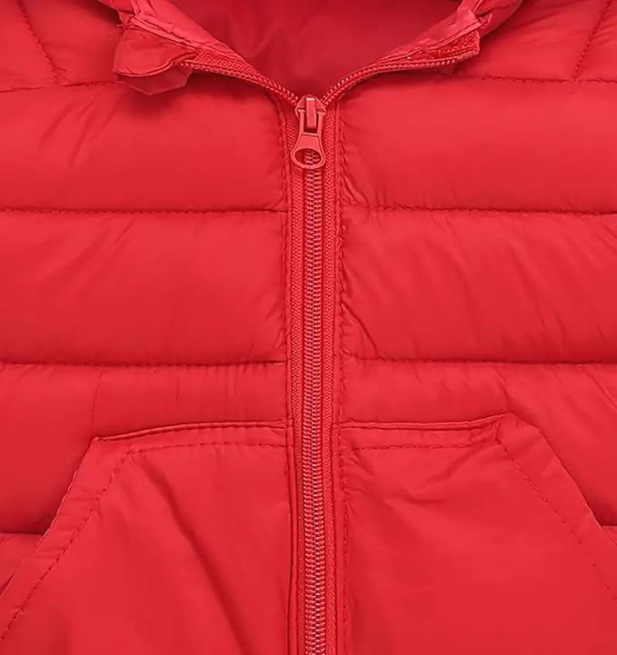 Toddler Winter Coats Puffer Padded Jacket Baby Boys Girls Bear Hoods Down Jacket Light Weight Infant Outerwear