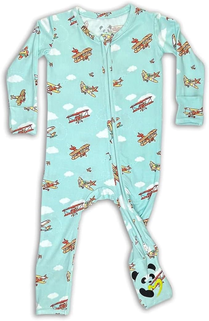 Bellabu Bear Convertible Footies for Baby Boys & Baby Girls, Family Matching Pajamas, Rayon from Bamboo