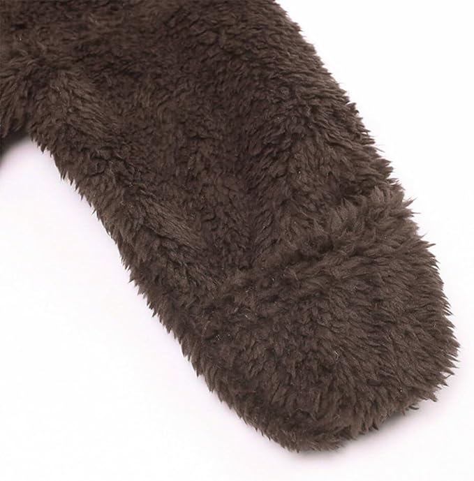 Curipeer Infant Baby Outfit Bodysuit Fleece Bunting Footed Sleeper 0-12M