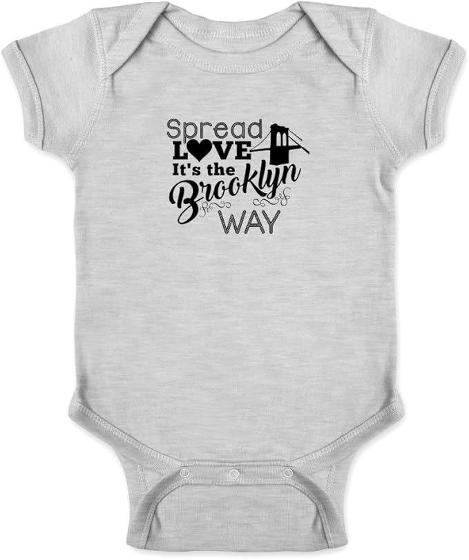 Pop Threads Spread Love Its The Brooklyn Way Infant Baby Boy Girl Bodysuit