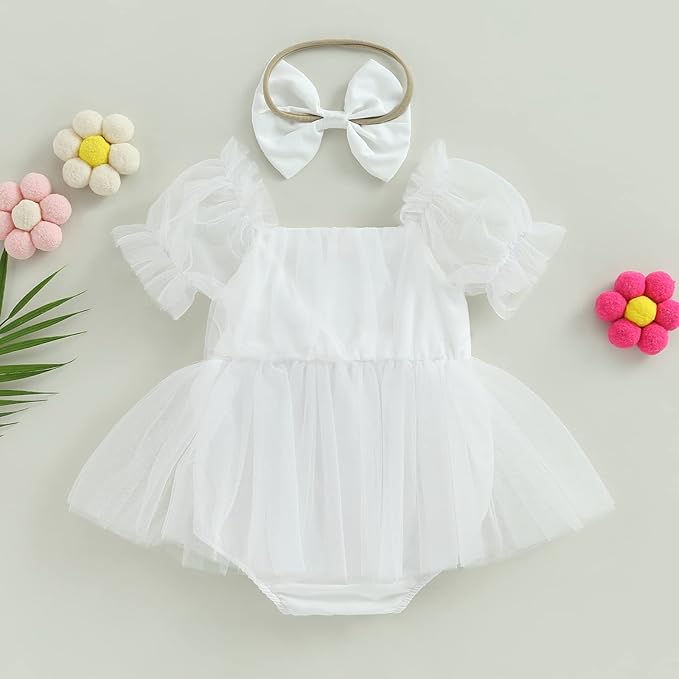 Baby Girl Clothes Floral Boho Lace Romper Bodysuit Romper Jumpsuit Summer Outfit Summer Baby Clothes Girls