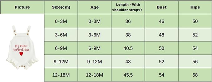 Infant My First Valentines Baby Girl Outfit Newborn Button Heart Embroidery Knit Romper Bubble Bodysuit One Piece