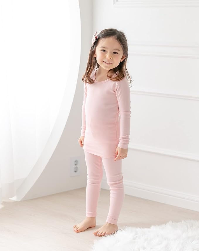 AVAUMA Baby Boys Girls Pajama Set Kids Toddler Snug fit Basic Cotton Sleepwear pjs for Daily