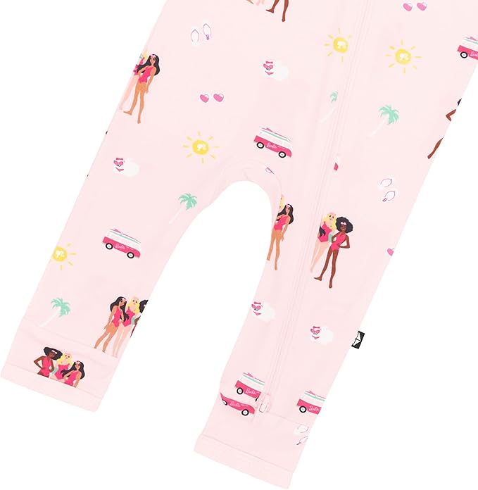 KYTE BABY Unisex Rayon Made From Bamboo Zippered Rompers 0-24 Months