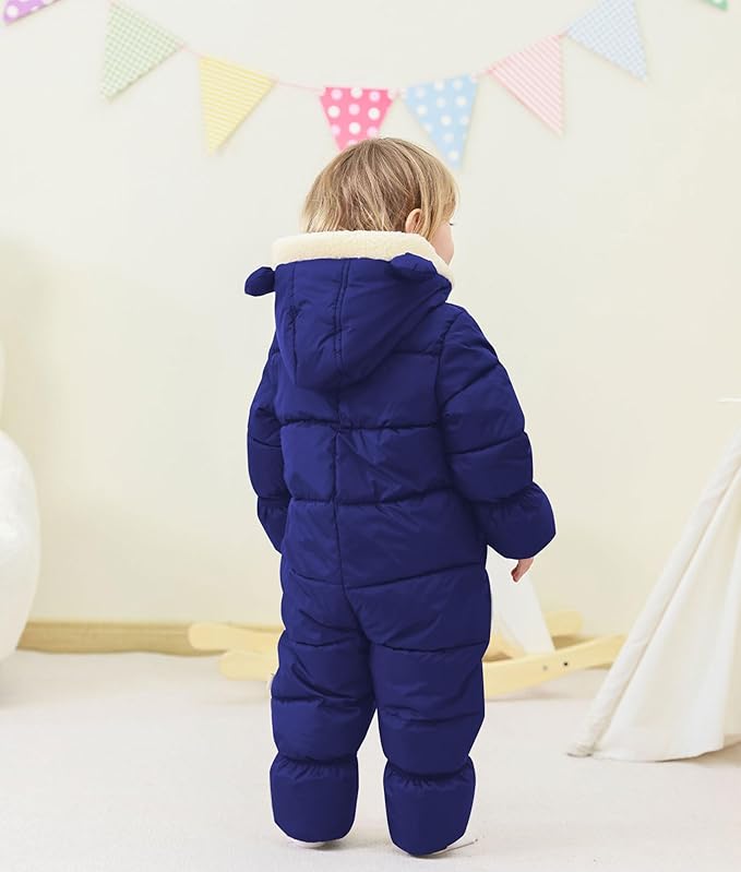 BFUSTYLE Baby Snowsuit 0-24 Months Winter Clothes Infant Boy Girl Puffer Jacket Newborn One Piece Coat with Hooded