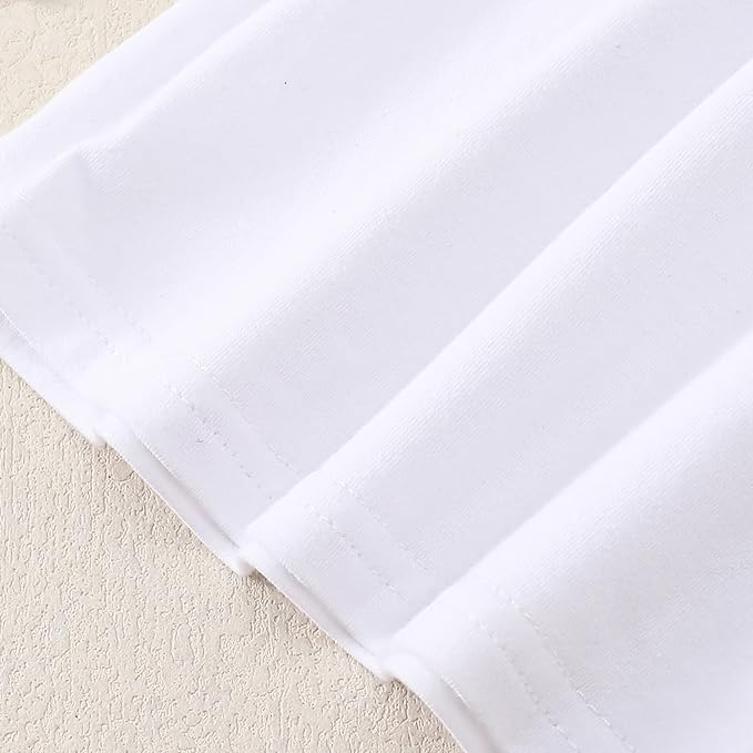 12M-14Y Toddler Baby Girls T Shirt Solid Color Blouse Ruffle Top Cotton Casual Tees Plain Shirt