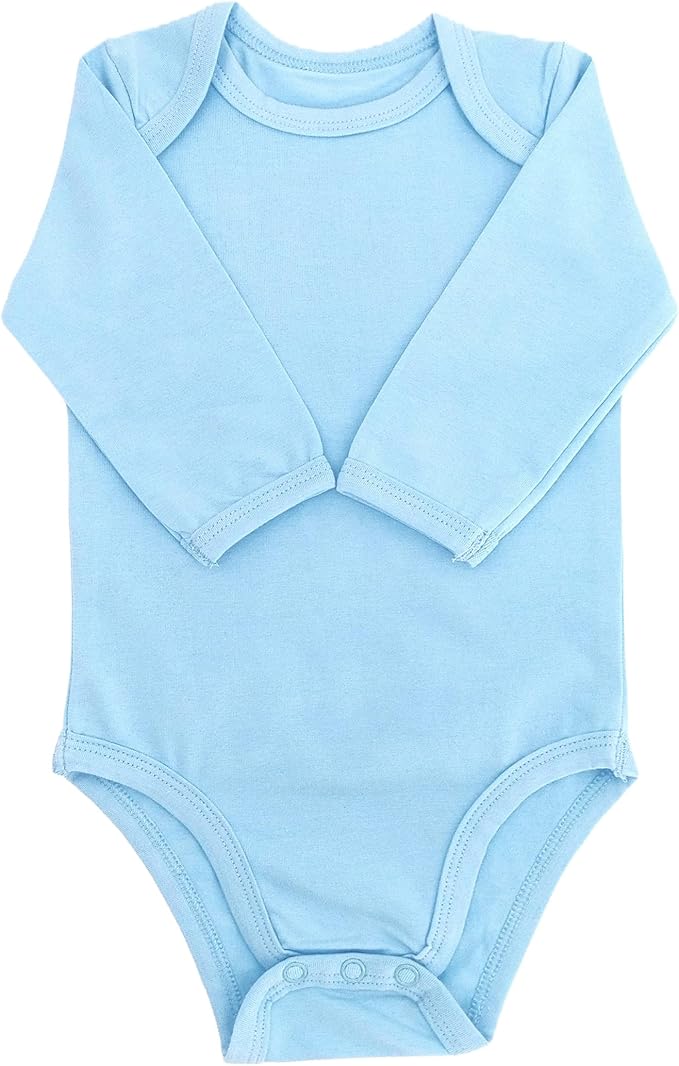 123 Bear Baby Cotton Spandex Long-Sleeve bodysuits unisex boy girl