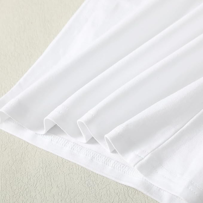 12M-14Y Toddler Baby Girls T Shirt Solid Color Blouse Ruffle Top Cotton Casual Tees Plain Shirt