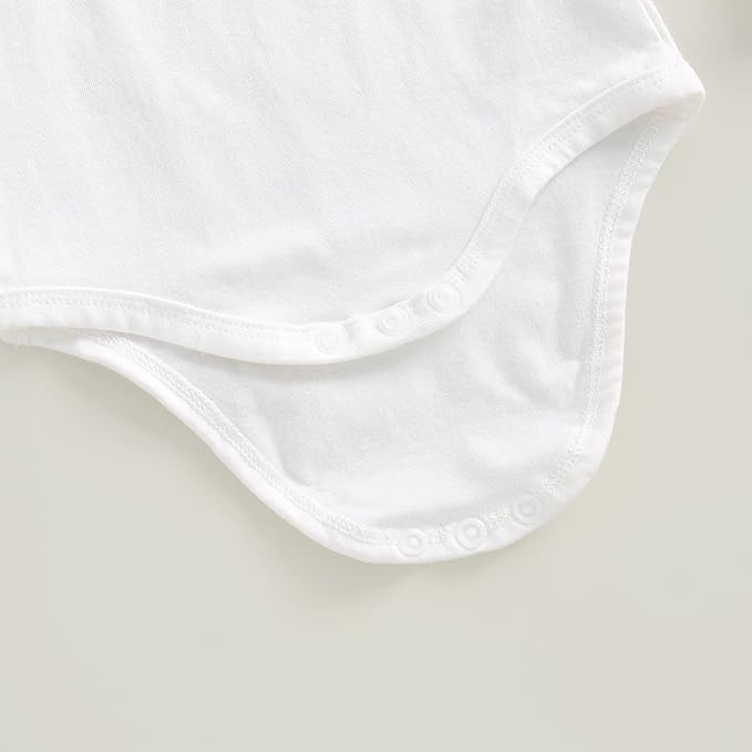 Newborn Infant Baby Girl Solid Ruffle Romper Bodysuit Jumpsuit Casual Clothes One Piece Outfit