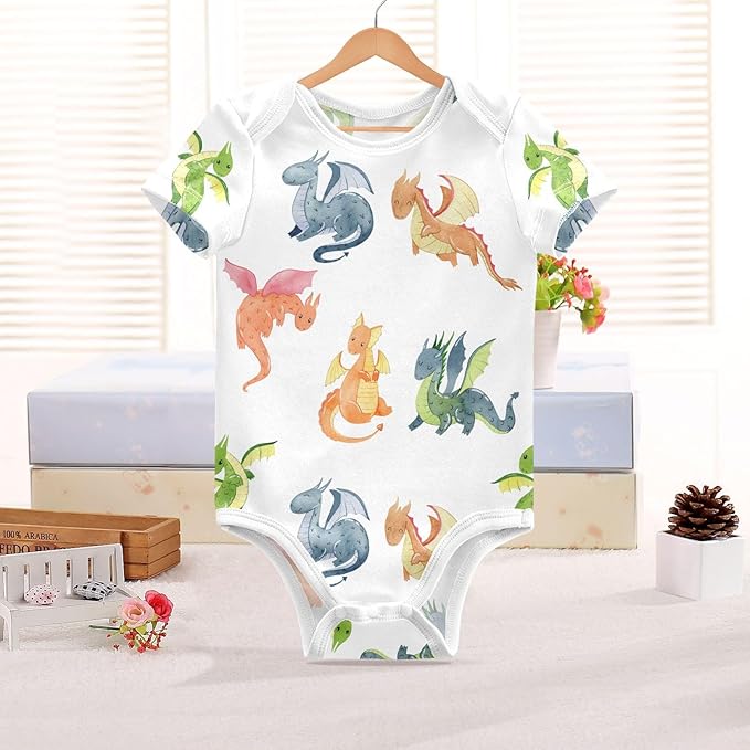 vvfelixl Dachshund Dog Baby Clothes for Boy Girl,Baby One-Piece Bodysuit for 0-24 Months,Short Sleeve