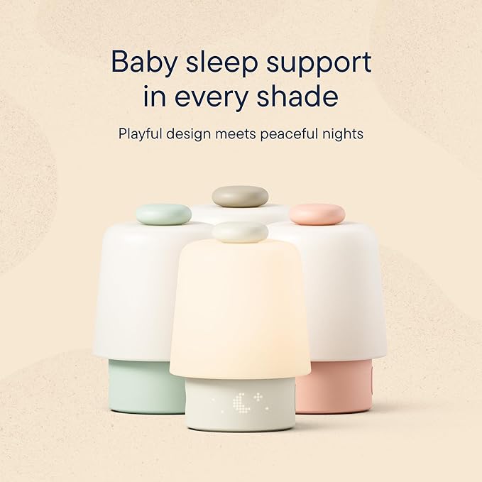 Hatch Baby Sound Machine, Night Light | Hatch Baby Model | Sleep Support | Registry Essential, Routine Builder, Time-to-Rise Alarm Clock, White Noise, Nursery Stories, Toddler Kids (Wi-Fi), Peach
