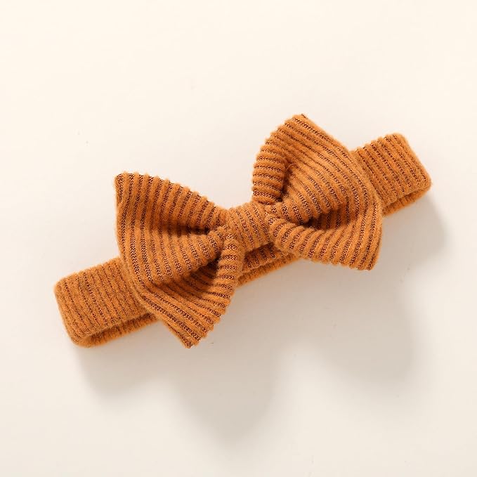 Happy Town Baby Girl Romper Infant Fall Winter Clothes Ruffle Sweater Long Sleeve Bodysuit Jumpsuit and Headband