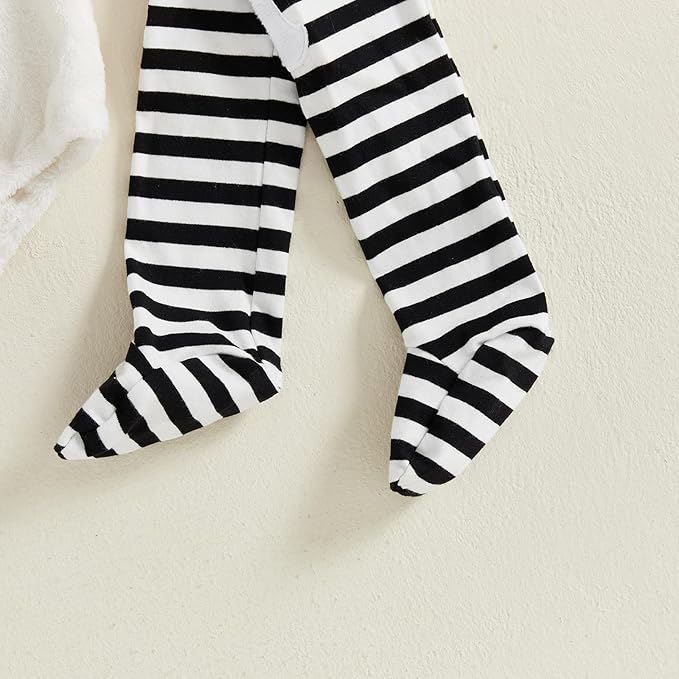 Baby Halloween Costumes Bee/Pumpkin/Ghost Costume Zipper Hooded Sleeveless Romper Stockings Infant Halloween Clothes