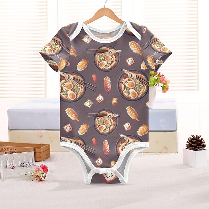 vvfelixl Dachshund Dog Baby Clothes for Boy Girl,Baby One-Piece Bodysuit for 0-24 Months,Short Sleeve