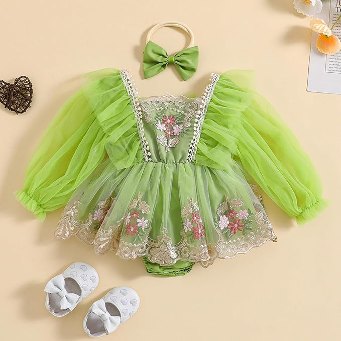 Baby Girl Clothes Floral Boho Lace Romper Bodysuit Romper Jumpsuit Summer Outfit Summer Baby Clothes Girls