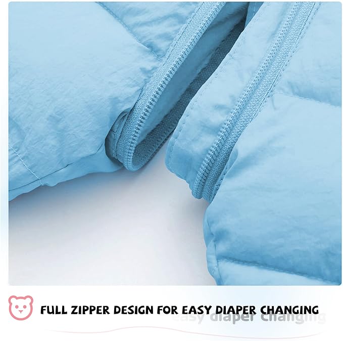 XMWEALTHY Baby Clothes Cute Infant Toddler Snowsuit Warm Newborn Boy Girl Winter Coats Hooded Zip Jumpsuit