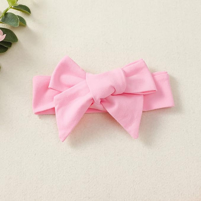 Baby Girl Clothes Infant Ruffle Sleeve Romper Dress Newborn Solid Tutu Skirt Sets Jumpsuit Headband Outfit