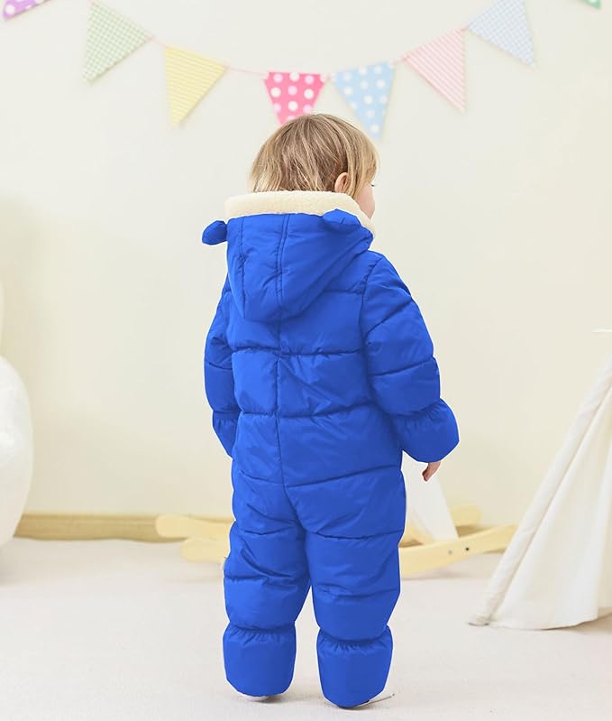 BFUSTYLE Baby Snowsuit 0-24 Months Winter Clothes Infant Boy Girl Puffer Jacket Newborn One Piece Coat with Hooded