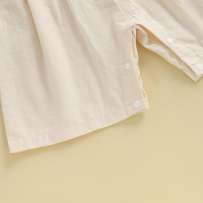 Baby Girl Romper Fall Clothes Ruffle Sleeveless Onesie Crochet Floral Bubble Romper Infant Bodysuit Boho Outfit