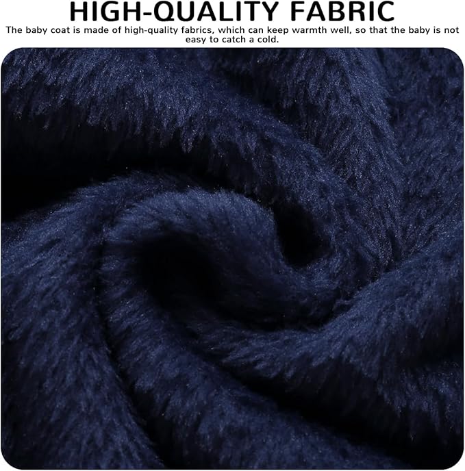 Baby Girl Winter Fleece Coat Toddler Boy Jacket Infant With Hood Warm Outerwear