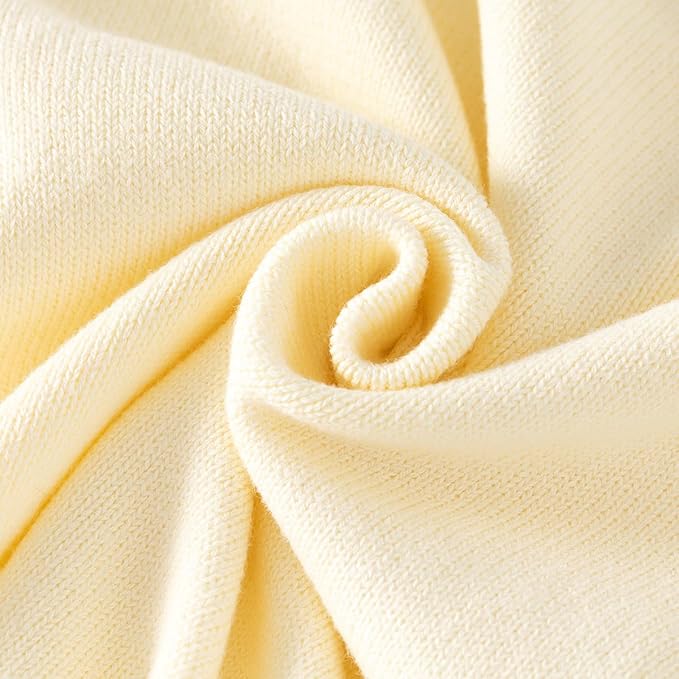 Toddler Baby Girls Cotton Knit Jacquard Sweater Cardigan, Crew Neck Spring Coat Sweater Long Sleeve Clothes Warm Tops