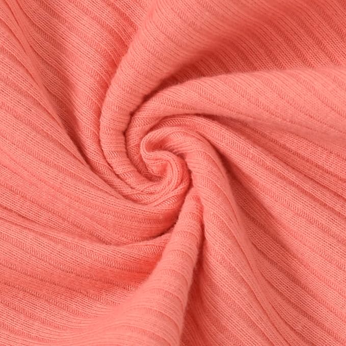 Aalizzwell Preemie Newborn Infant Baby Girls Clothes Ribbed Bodysuit Pants Set Fall Winter Outfits