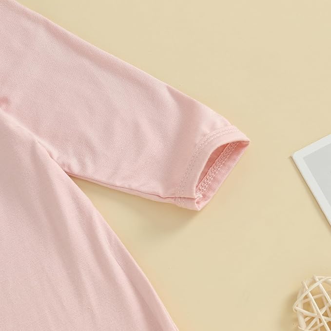 Newborn Knotted Gown 2 Pack Plain Sleeper for Baby Boy Girl Coming Home Outfit