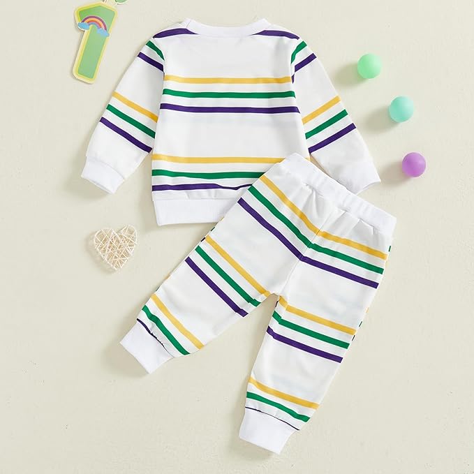 CIYCUIT Toddler Baby Boy Clothes Long Sleeve Sweatshirt Pants Set Fall Winter Outfits