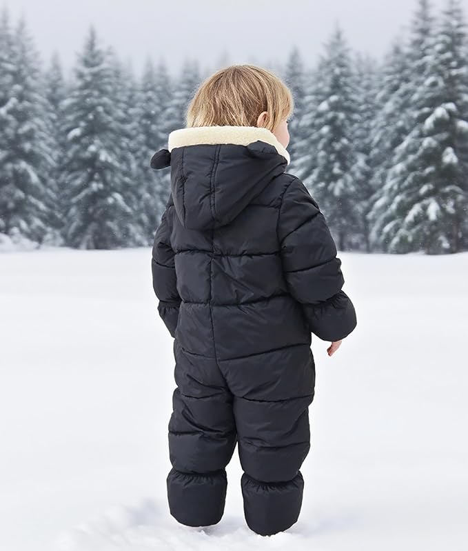 BFUSTYLE Baby Snowsuit 0-24 Months Winter Clothes Infant Boy Girl Puffer Jacket Newborn One Piece Coat with Hooded