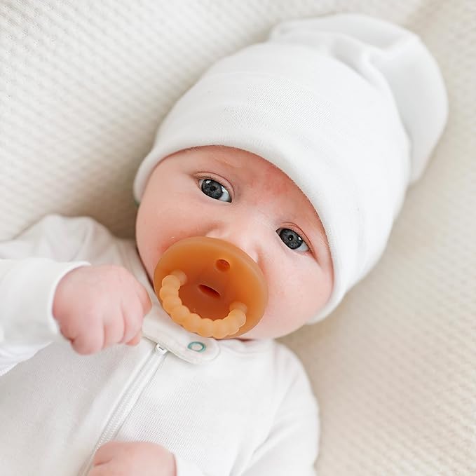 Ryan & Rose Cutie PAT Pacifier Teether (Flat, Clear Rubber)