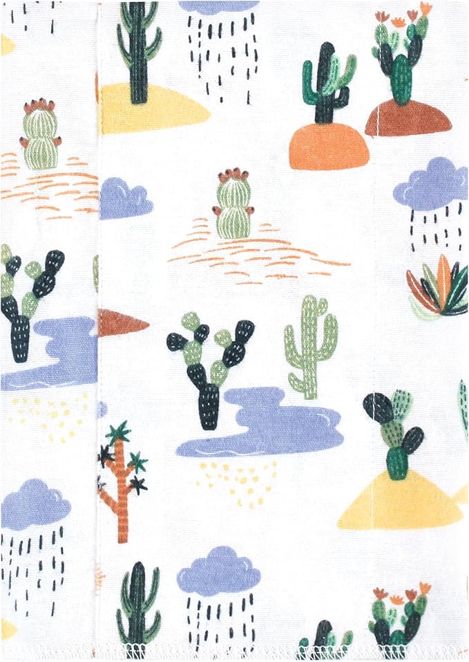 Luvable Friends Hudson Baby Flannel Burp Cloths 4pk, Desert Trail