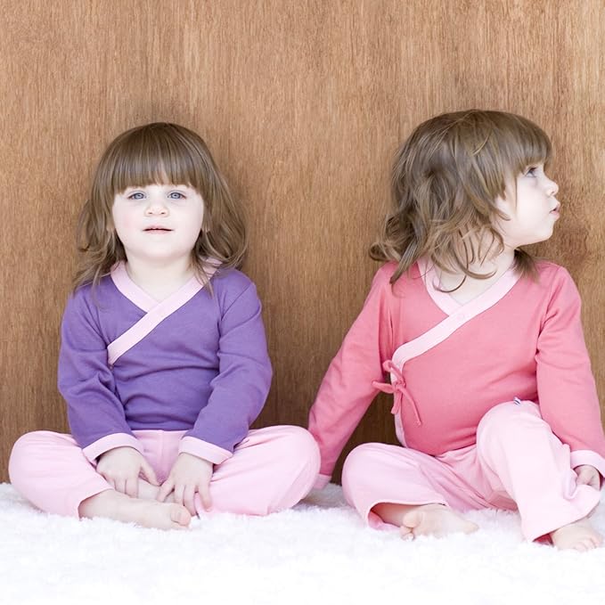 Babysoy Organic Long Sleeve Kimono Bodysuit