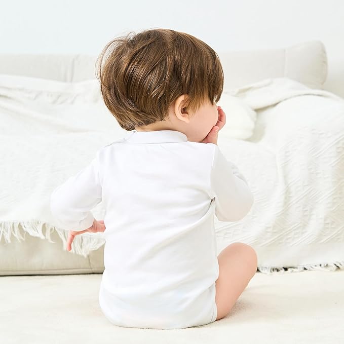 pureborn Baby Boys Girls Bodysuit Super Soft Cotton Romper 0-24 Months