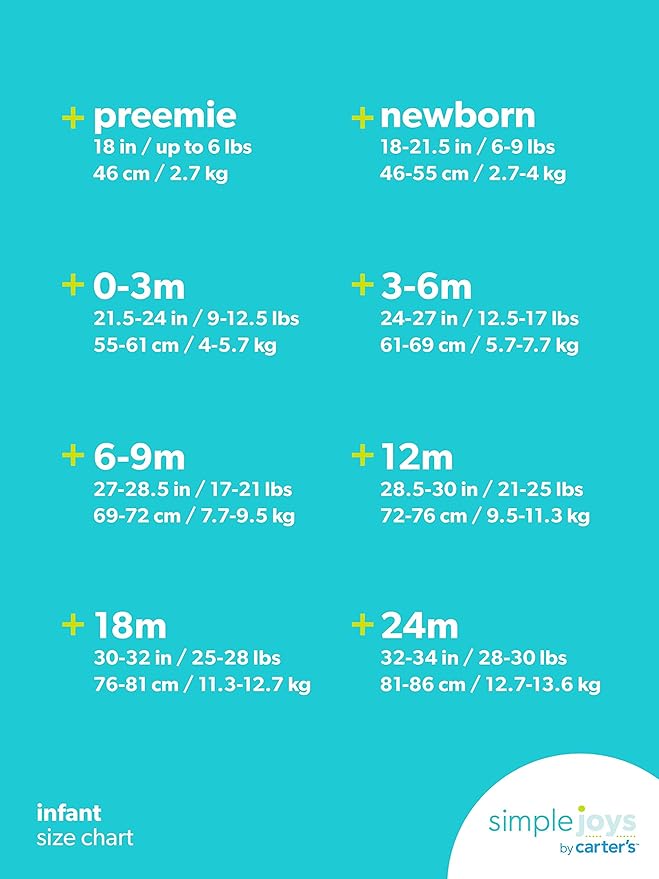 Simple Joys by Carter's Baby-Girls 6-Pack Short-Sleeve Bodysuit