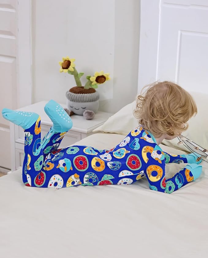 Bamboo Viscose Baby Convertible Footie Pajama, Zipper Pajamas for Baby Boys & Girls, Sleep & Play Footed Pjs