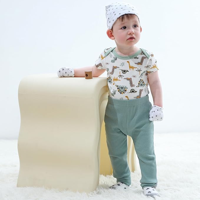 Baby Bodysuit Boy Girl Clothes Soft Newborn Infant Outfit Short Sleeve Romper