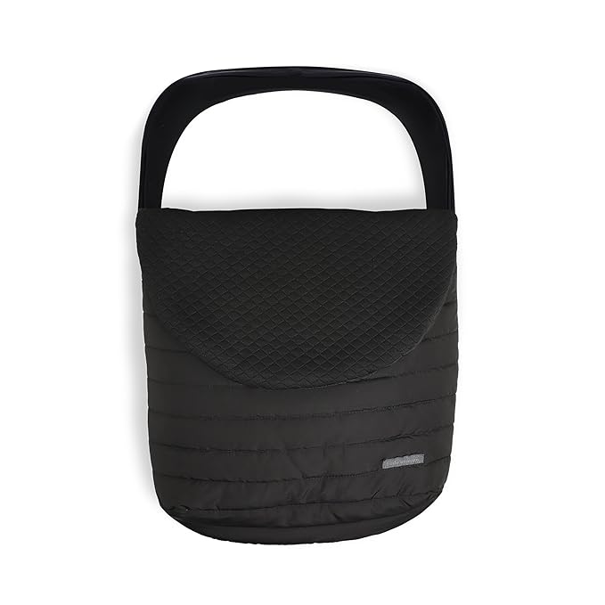 Little Unicorn Winter Car Seat Cover | Premium Insulated Fabric | Universal Fit & Easy to Install | Travel Bag Included (Black)