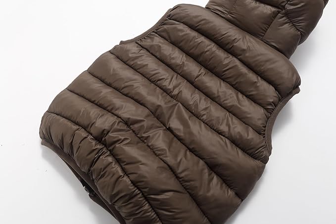 AIWUHE Baby Boys Girls Hooded Puffer Vest Winter Lightweight Sleeveless Bear ears Zipper Up Jacket